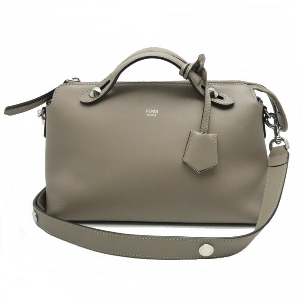 Fendi Bag Boston By the Way Calf Leather Courreges